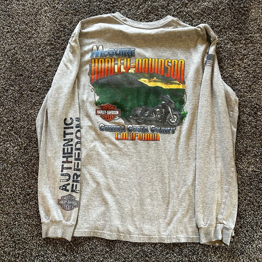 Harley Davidson McGuire long sleeve shirt.